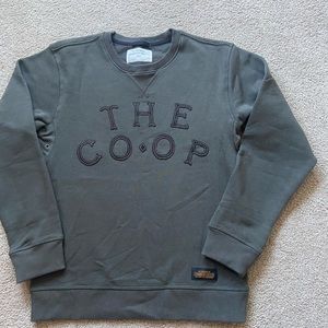 Anniversary REI Staff Edition green crew neck sweatshirt